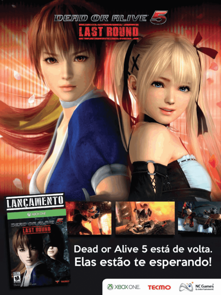 Propaganda Dead or Alive 5 Last Round - Revista Oficial Xbox 105 - 2015