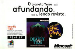 Propaganda Deadly Tide - Ação Games 110 - 1996