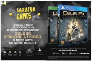 Propaganda Deux Ex Mankind Divided (Saraiva) - EGW 176 - 2016