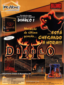 Propaganda Diablo II (PC@HOME) - Revista do CD-Rom 50 - 1999