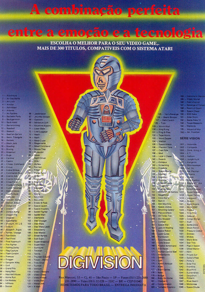 Propaganda Digivision - Videogame Guia 01 - 1985