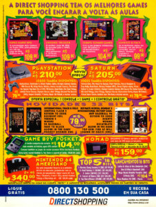 Propaganda Direct Shopping - Ação Games 106 - 1996