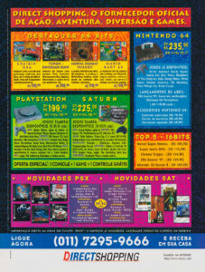 Propaganda Direct Shopping - Ação Games 114 - 1997