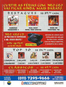 Propaganda Direct Shopping - Ação Games 116 - 1997