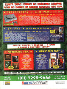 Propaganda Direct Shopping - Ação Games 123 - 1998