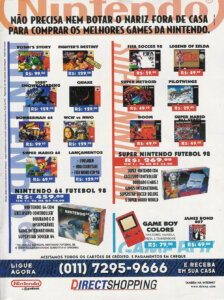 Propaganda Direct Shopping - Ação Games 127 - 1998