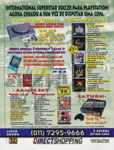 Propaganda Direct Shopping - Ação Games 130 - 1998