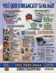 Propaganda Direct Shopping - Ação Games 135 - 1999