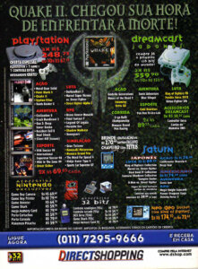 Propaganda Direct Shopping - Ação Games 138 - 1999