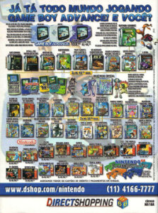 Propaganda Direct Shopping - Ação Games 166 - 2001