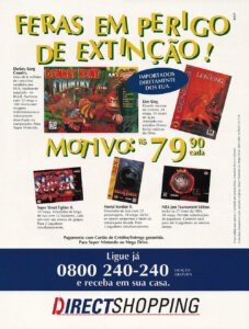 Propaganda Direct Shopping - Ação Games 84 - 1995