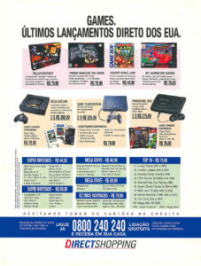 Propaganda Direct Shopping - Ação Games 90 - 1995