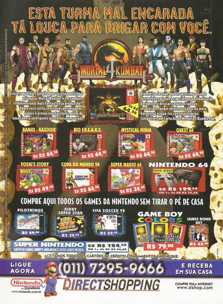 Propaganda Direct Shopping - Game-X 25 - 1998