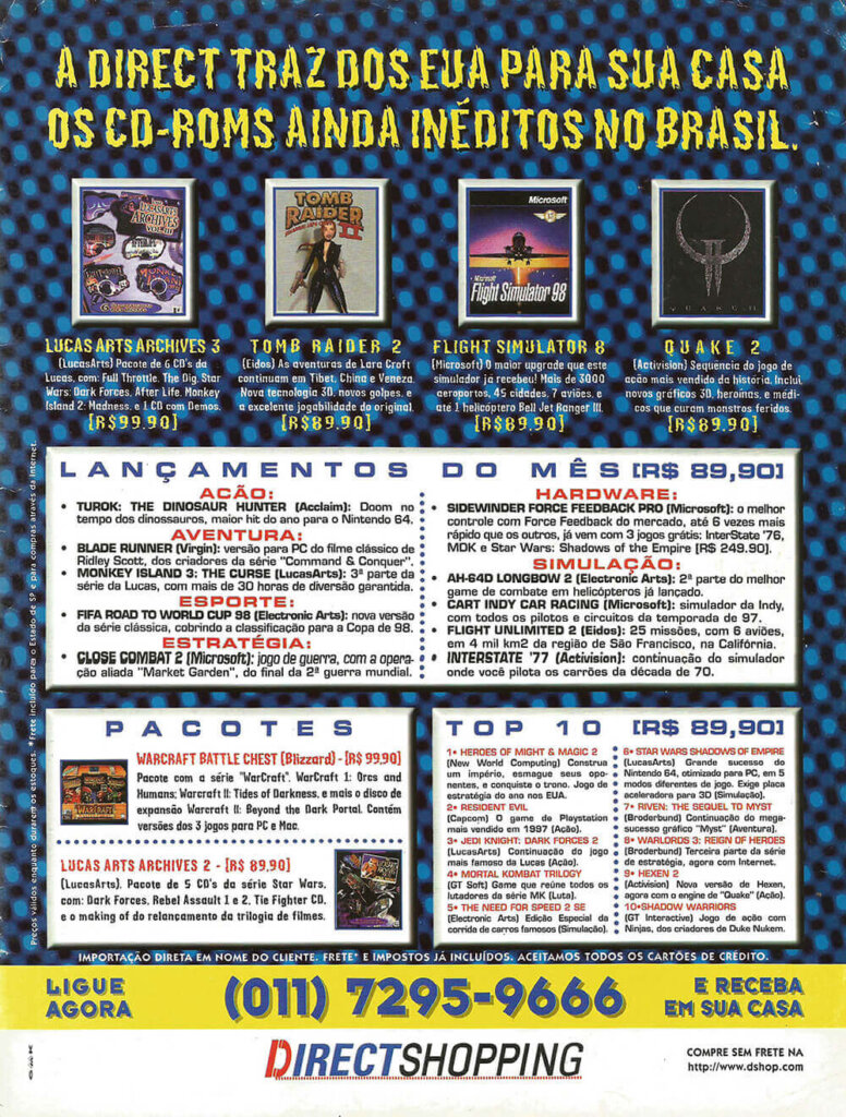 Propaganda Direct Shopping - SuperGamePower Especial 04 - 1997
