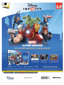 Propaganda Disney Infinity (Saraiva) - EGW 159 - 2015
