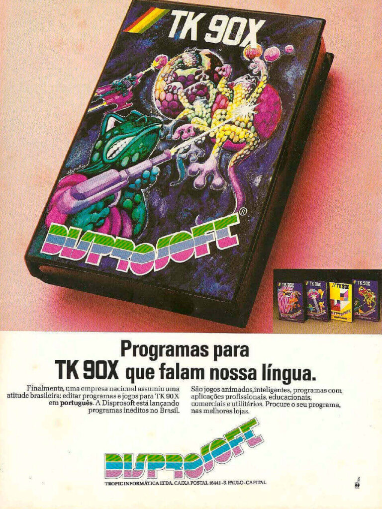 Propaganda Disprosoft - Micro Sistemas 58 - 1986