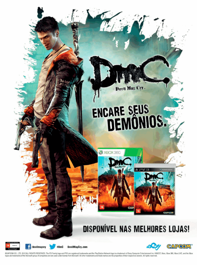 Propaganda DmC Devil May Cry - Revista PlayStation 171 - 2013