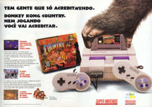 Propaganda Donkey Kong Country - Ação Games 72 - 1994