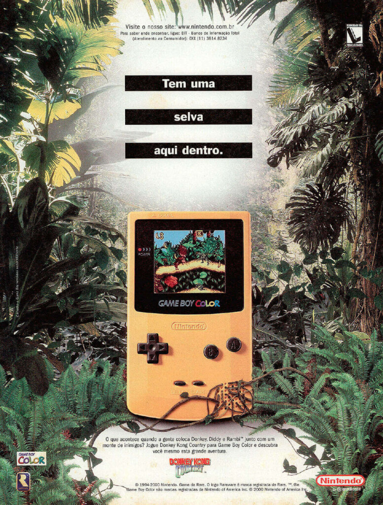 Propaganda Donkey Kong Country - Nintendo World 30 - 2001