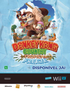 Propaganda Donkey Kong Country Tropical Freeze - Nintendo World 183 - 2014