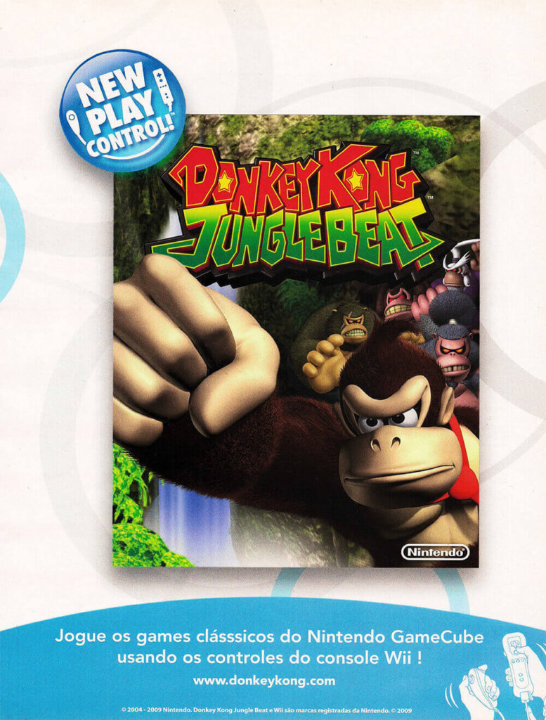 Propaganda Donkey Kong Jungle Beat - NGamer Brasil 23 - 2009
