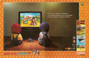 Propaganda Donkey Kong Racing 64 - SuperGamePower 45 - 1997