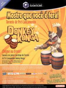 Propaganda Donkey Konga - Nintendo World 73 - 2004