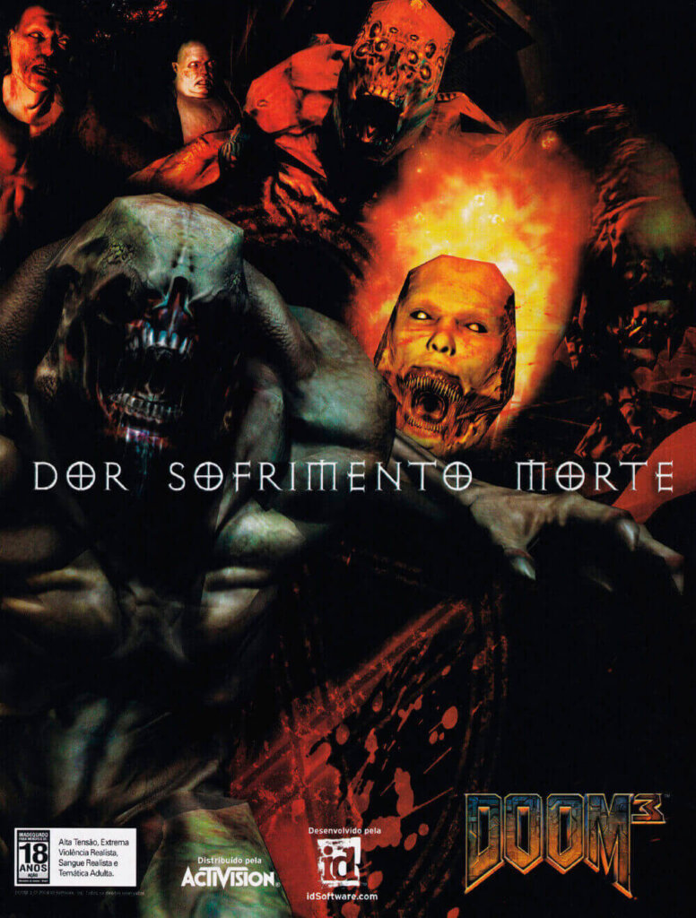Propaganda Doom 3 - EGM Brasil 30 - 2004