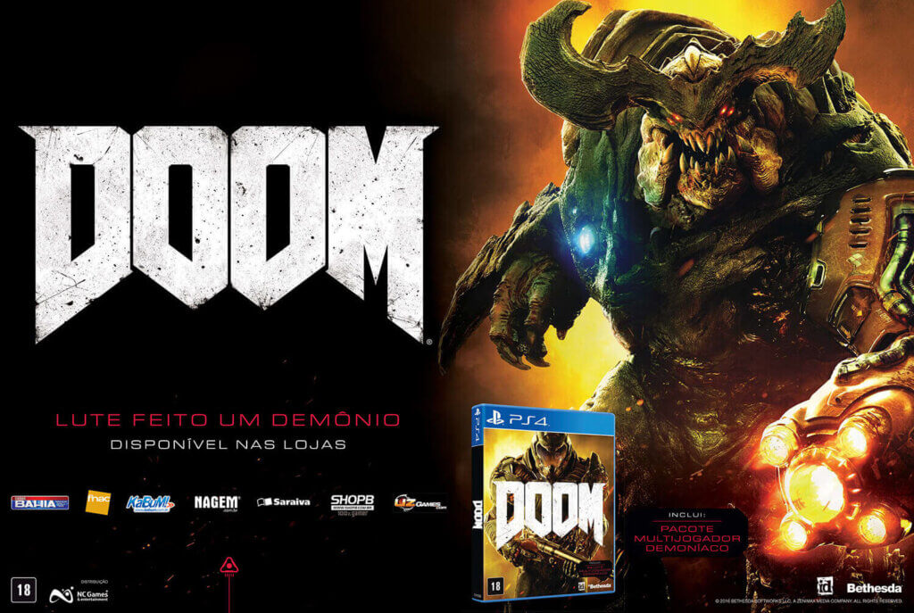 Propaganda Doom - Revista PlayStation 219 - 2016