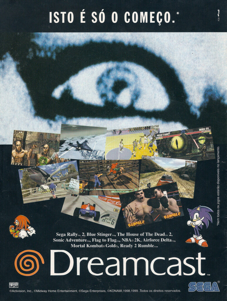 Propaganda Dreamcast - SuperGamePower 19 - 1999