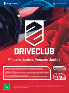 Propaganda Driveclub - PlayStation 195 - 2014