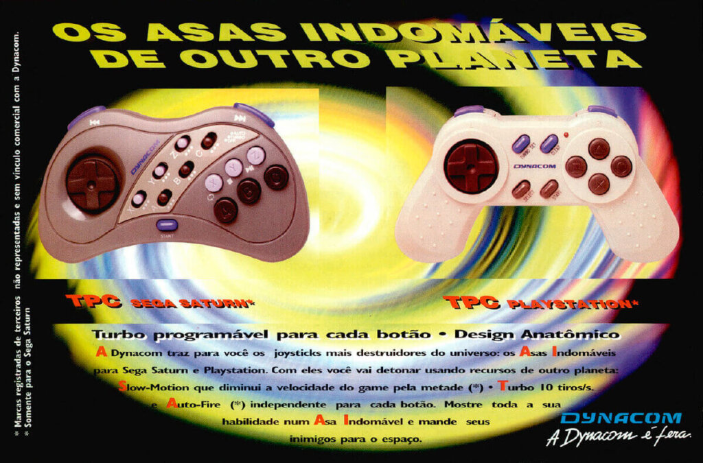Propaganda Dynacom - Ação Games 111 - 1997