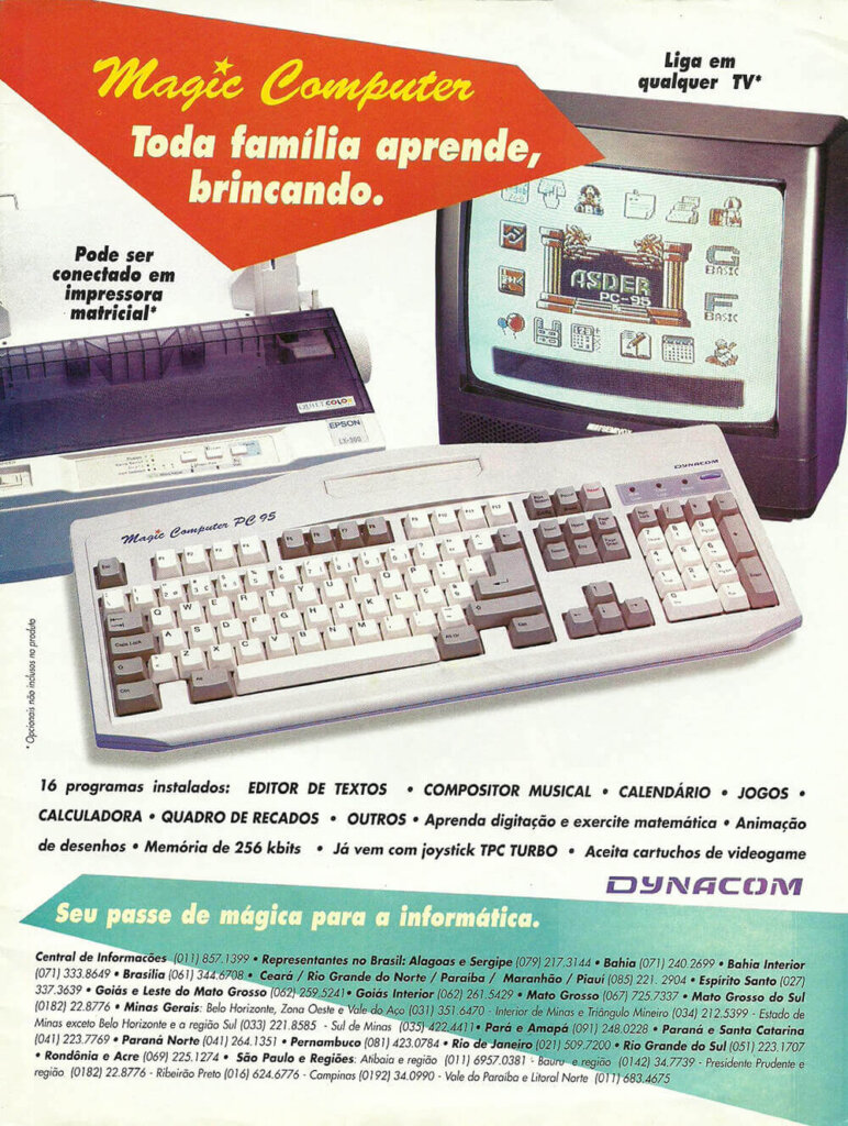 Propaganda Dynacom - Ação Games 119 - 1997