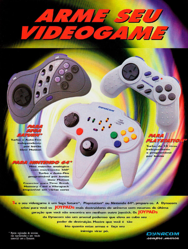 Propaganda Dynacom - Ação Games 122 - 1997