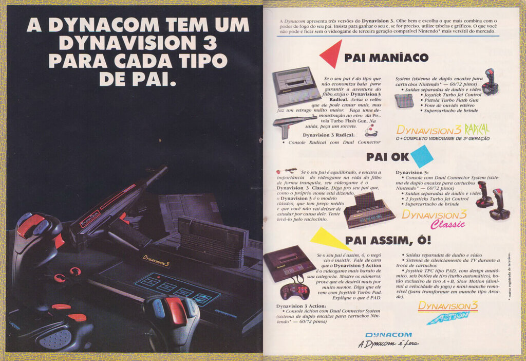 Propaganda Dynacom - Ação Games 35 - 1993