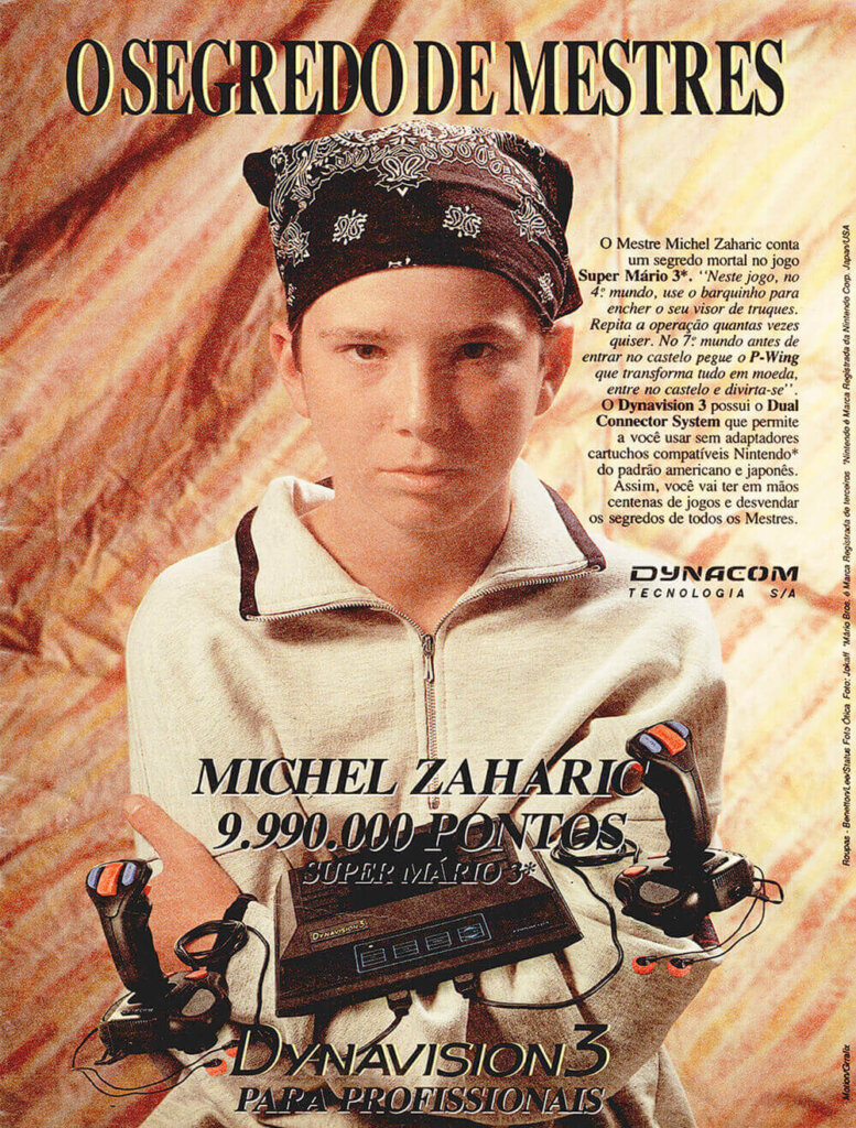 Propaganda Dynavision 3 - Ação Games 05 - 1991