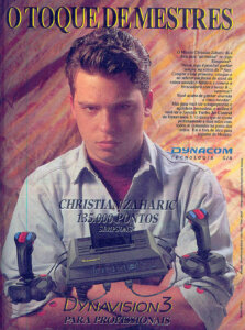 Propaganda Dynavision 3 - Ação Games 06 -1991