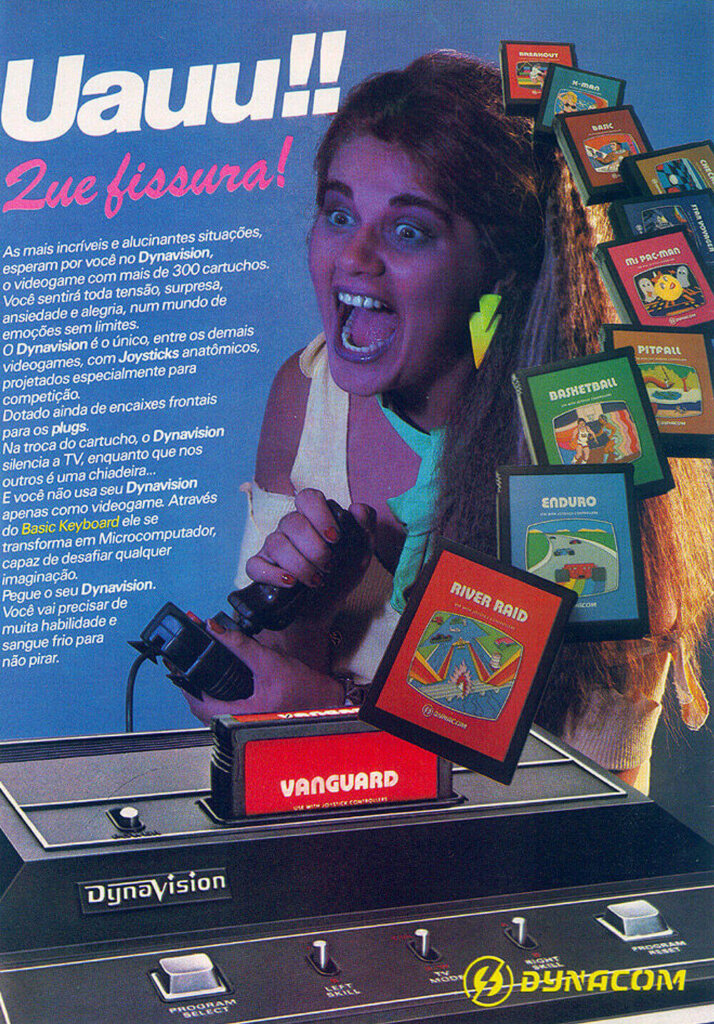 Propaganda Dynavision - Videogame Guia 02 - 1985