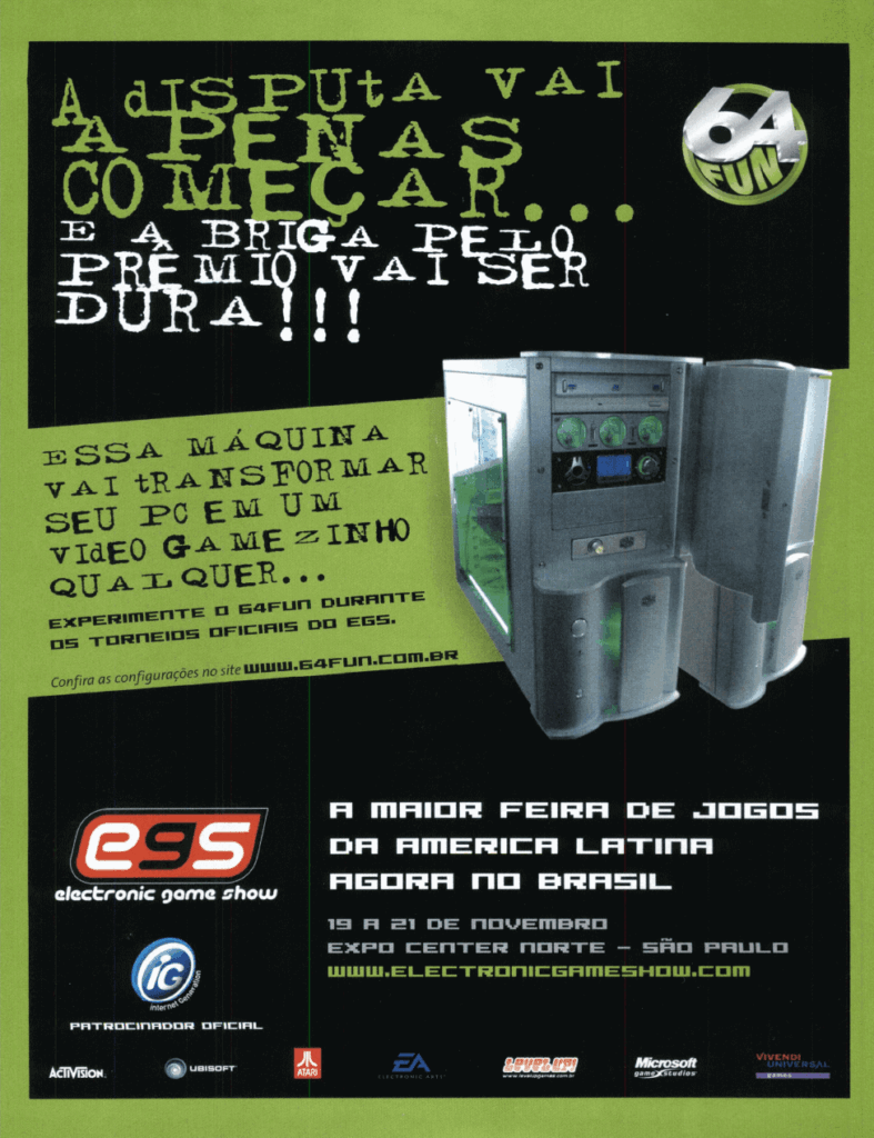 Propaganda EGS - EGM Brasil 33 - 2004