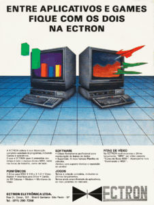 Propaganda Ectron - MSX Micro 22 - 1989