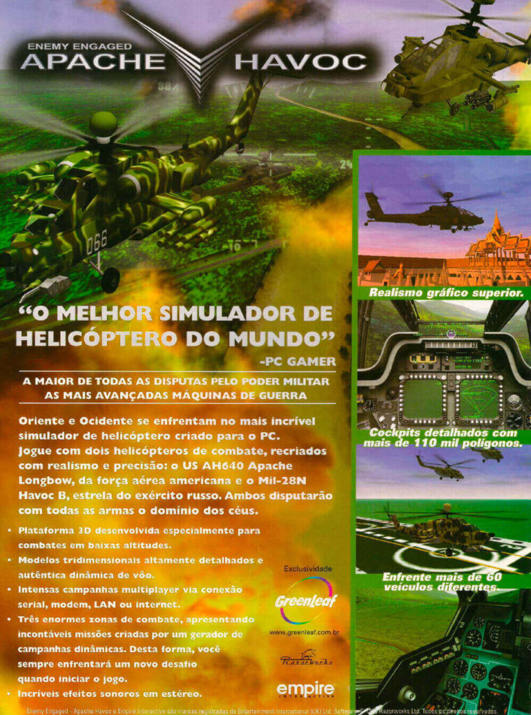 Propaganda Enemy Engaged Apache Havoc - PC Expert 06 - 1999