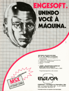 Propaganda Engesoft - MSX Micro 01 - 1985