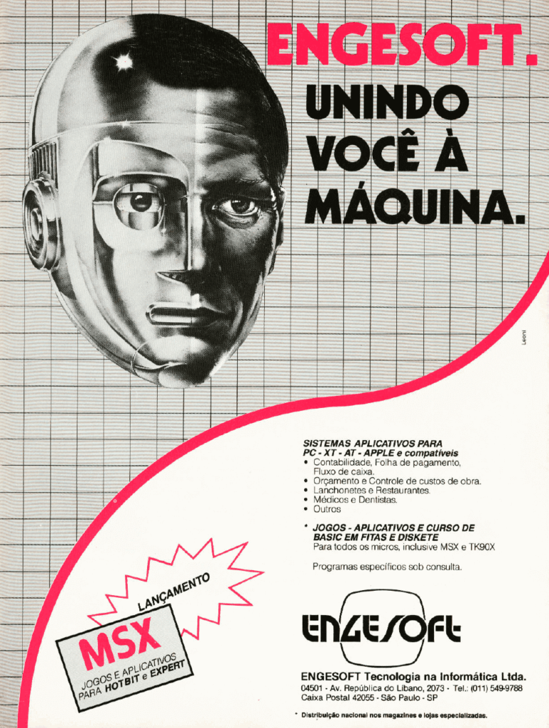 Propaganda Engesoft - MSX Micro 01 - 1985
