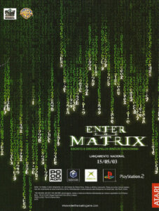 Propaganda Enter the Matrix - EGM Brasil 13 - 2003