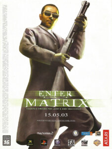 Propaganda Enter the Matrix - EGM Brasil 14 - 2003