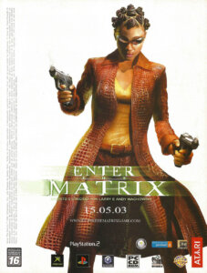 Propaganda Enter the Matrix - EGM Brasil 14 - 2003