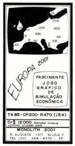 Propaganda Europa 2001 (Monolith) - Microhobby 15 - 1984