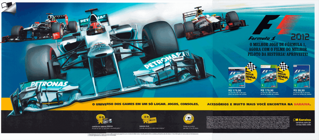 Propaganda F1 2012 (Saraiva) - EGW 131- 2012