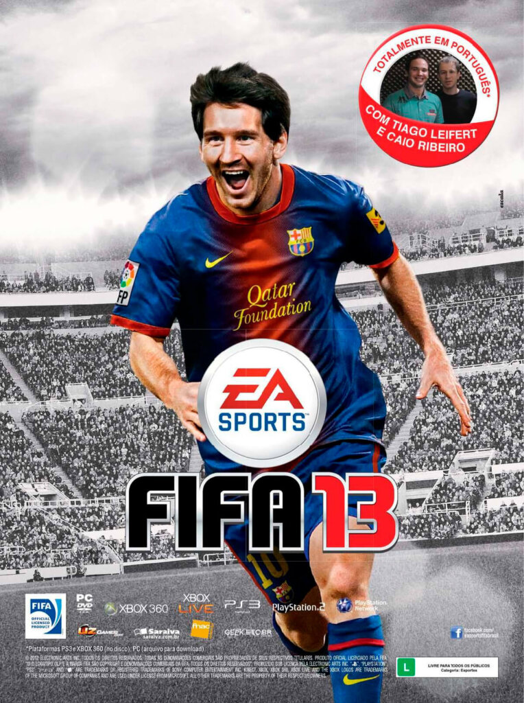 Propaganda FIFA 13 - Revista PlayStation 168 - 2012