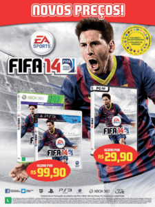 Propaganda FIFA 14 - Revista PlayStation 189 - 2014